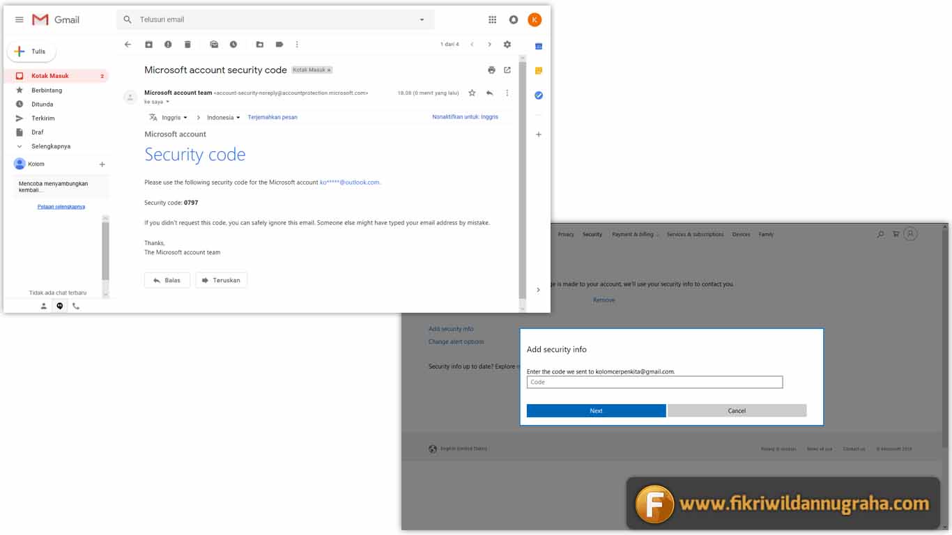 Tutorial Daftar Email Outlook Tips Keamanan Akun Microsoft