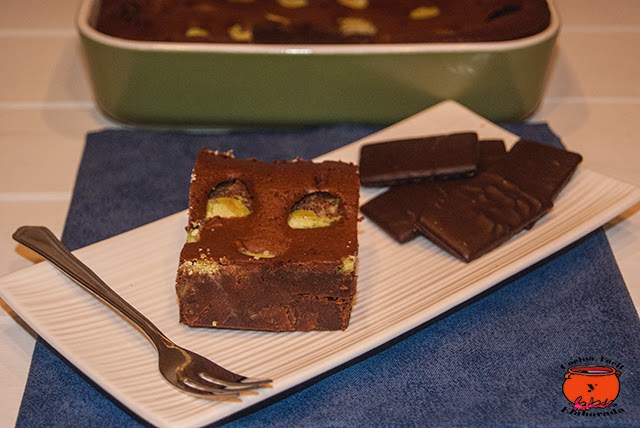 BROWNIE DE CHOCOLATE Y MENTA (BROWNIE'S ROSCAM, BY THERMOMIX )