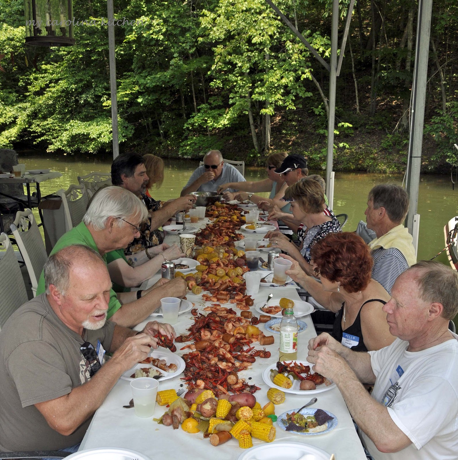 My Carolina Kitchen An Authentic Cajun Crawfish Boil at the Lake