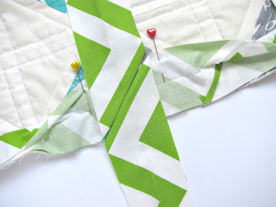 Sew the binding ends together