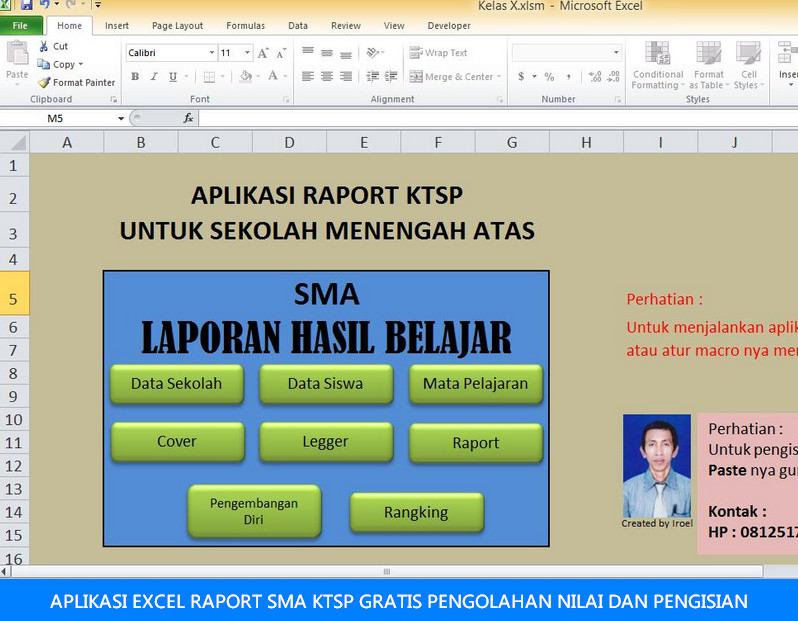 Aplikasi Raport SMA KTSP Format Excel Gratis Fitur Lengkap Aplikasi Raport SMA KTSP Format Excel Gratis Fitur Lengkap