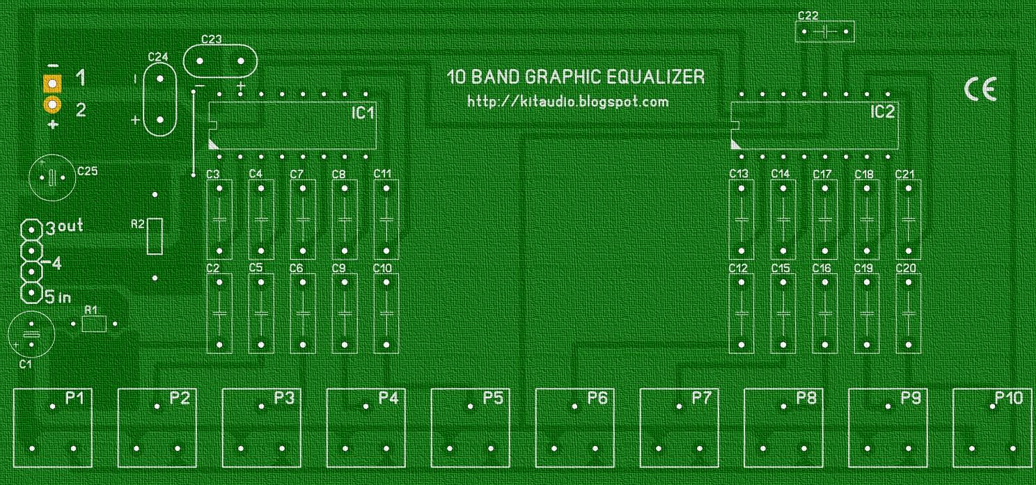 10 Band Graphic Equalizer Kit