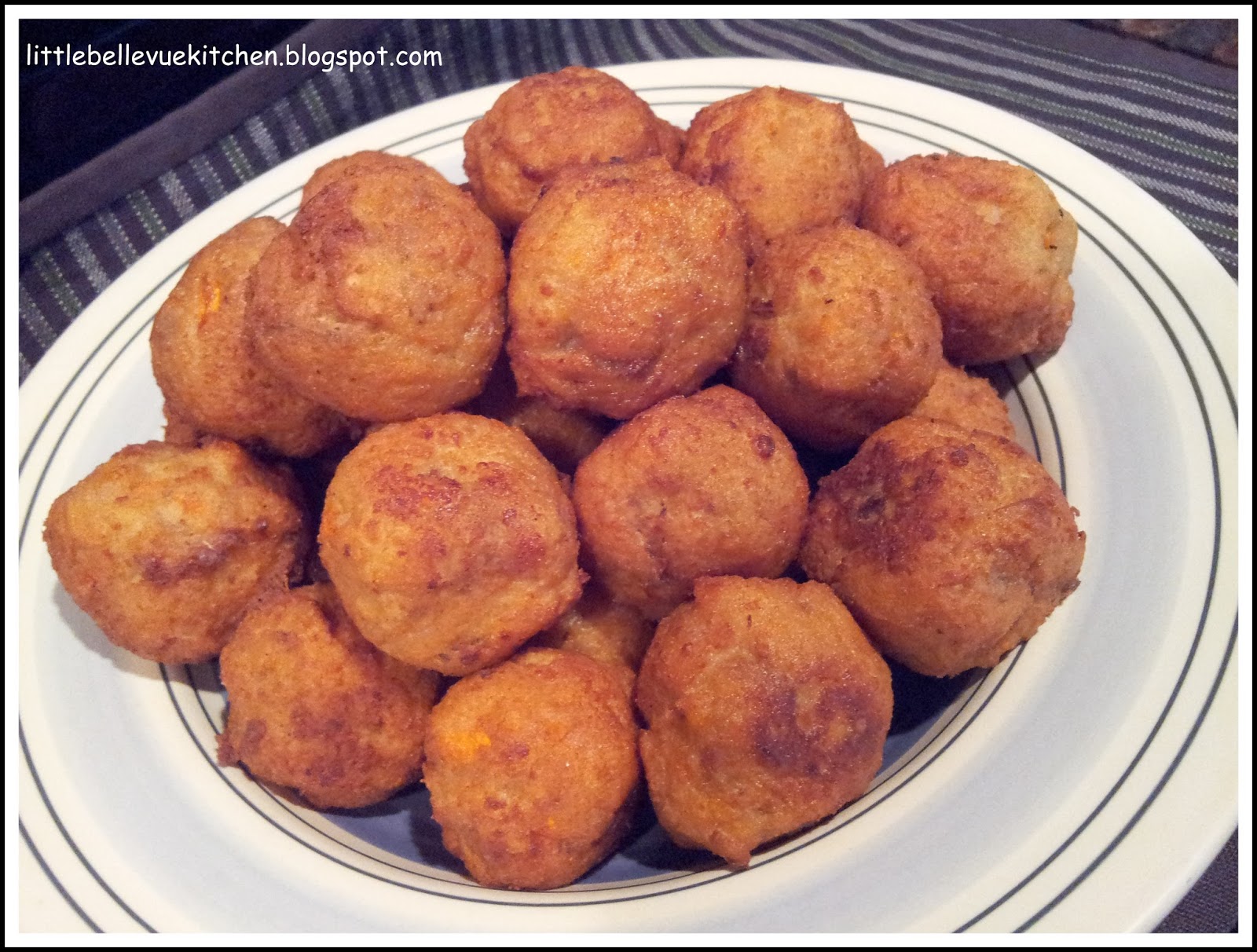 Little Bellevue Kitchen Fried vegetarian tofu yam balls