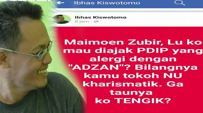 Postingannya Kayak Begini, Pantas Saja Penghina KH. Maimoen Zubair Ini Kena Ciduk, Parah.....