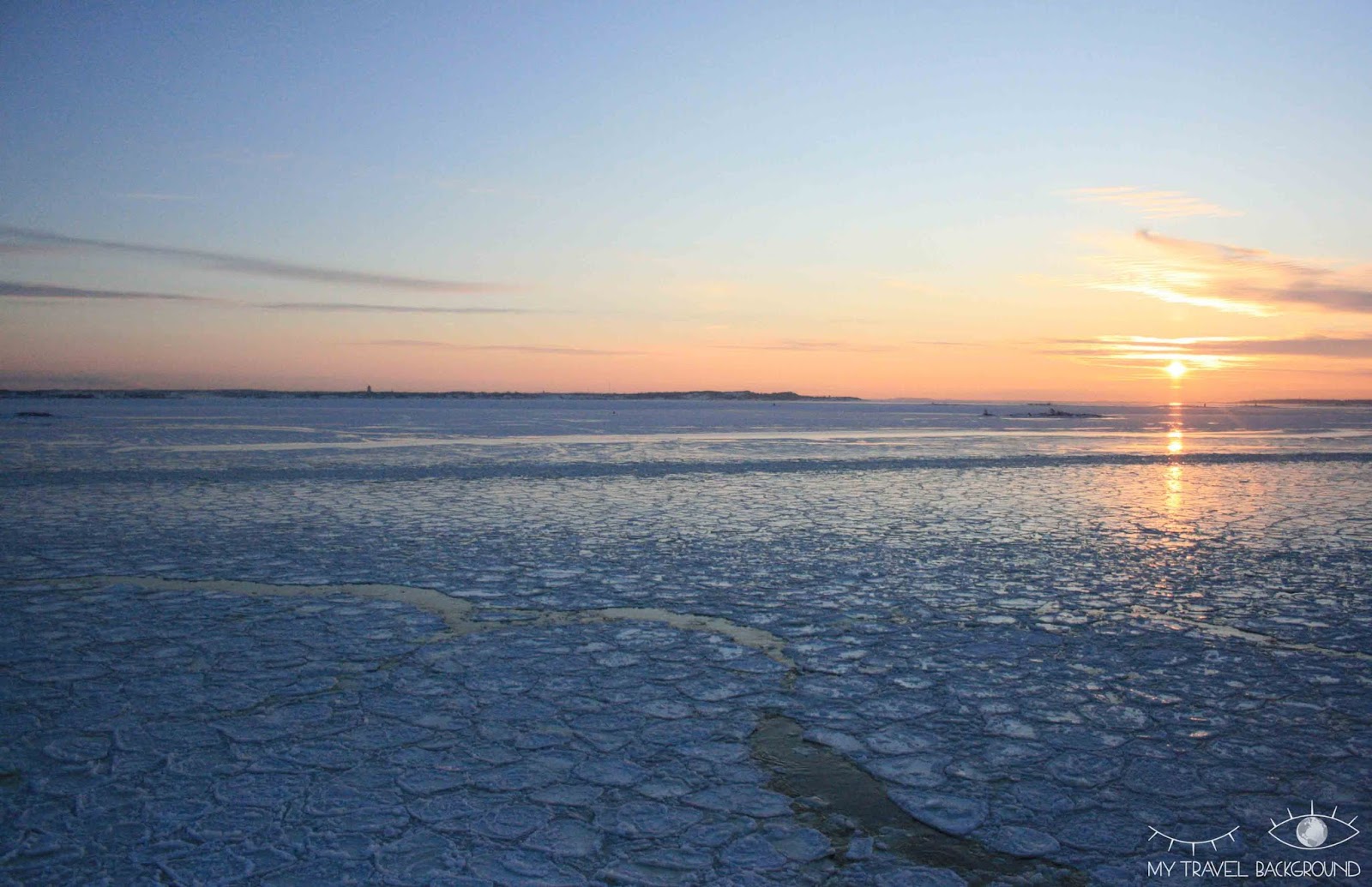 My Travel Background : road trip de 10 jours autour de la mer baltique : Danemark, Finlande, Estonie - Mer gelée entre la Finlande et l'Estonie