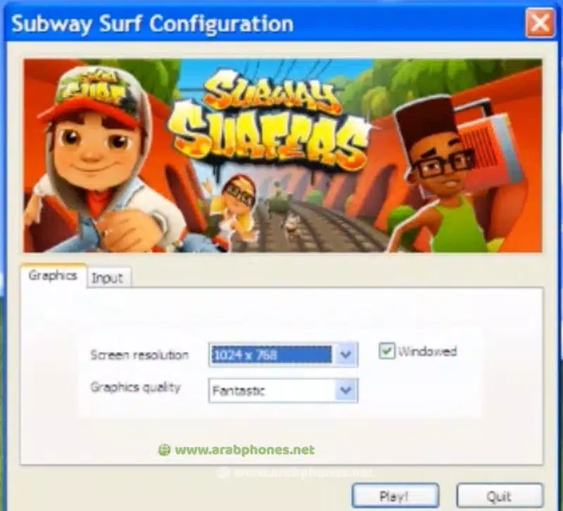 تحميل لعبة subway surf للكمبيوتر