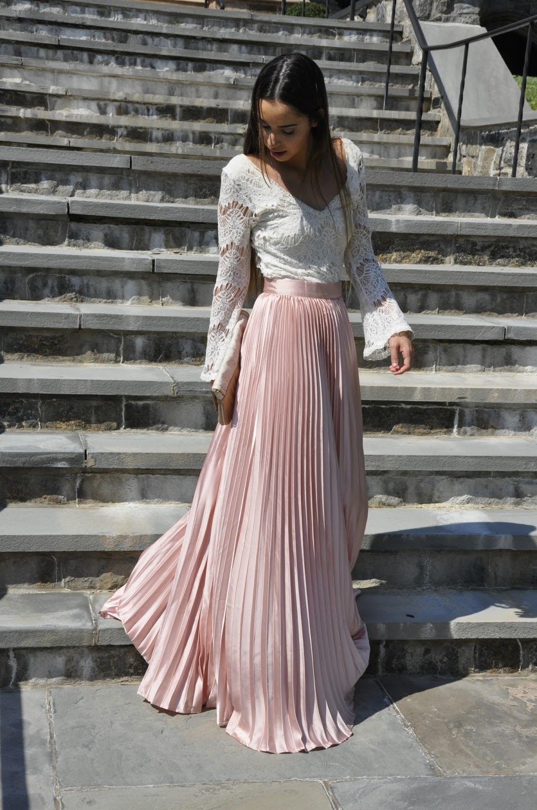 saias plissadas para casamento