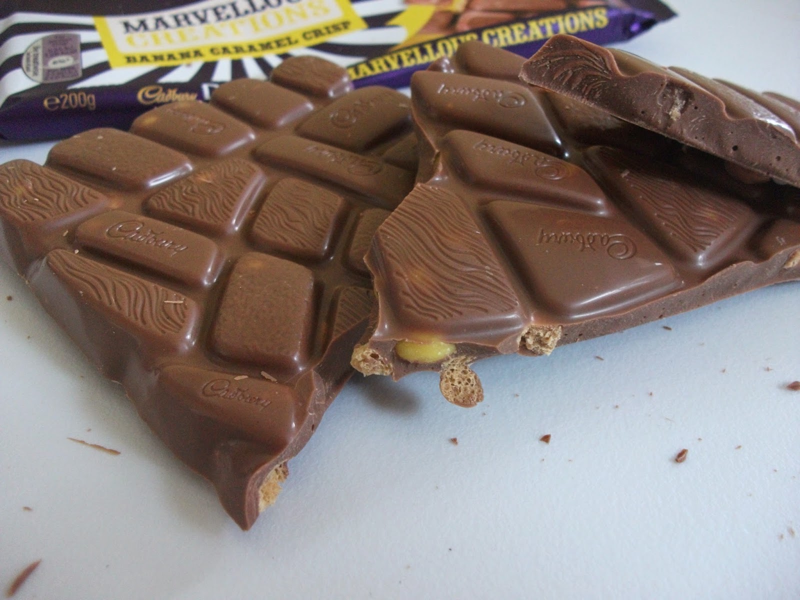 Cadbury Dairy Milk Marvellous Creations Banana Caramel Crisp Review