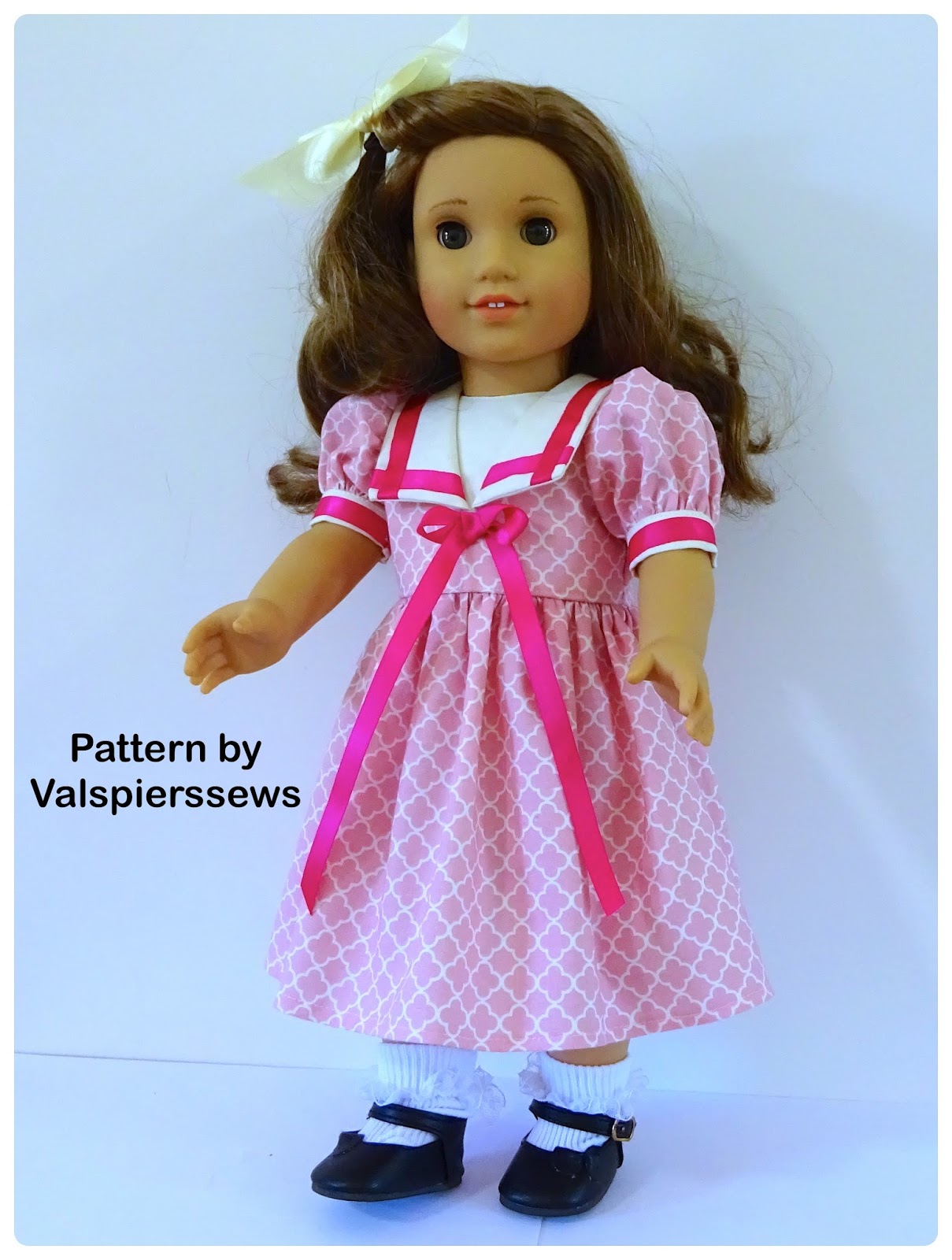 Doll Clothes Patterns by Valspierssews My Latest Doll Clothes Pattern