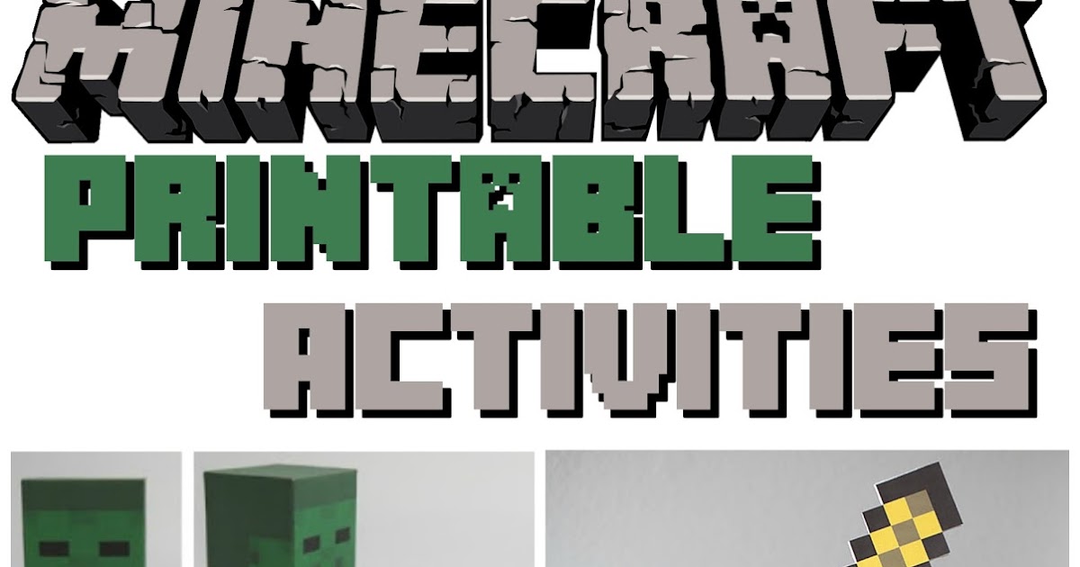 Minecraft Printables  Minecraft printables, Minecraft crafts, Minecraft