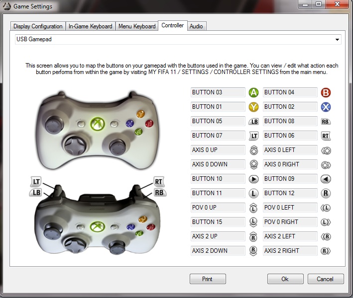 fifa 2011 klavye ve joystick ayarlari web gunlugu