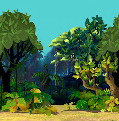 jungle cartoon animated backgrounds