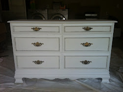 White Victorian Style Dresser **SOLD**