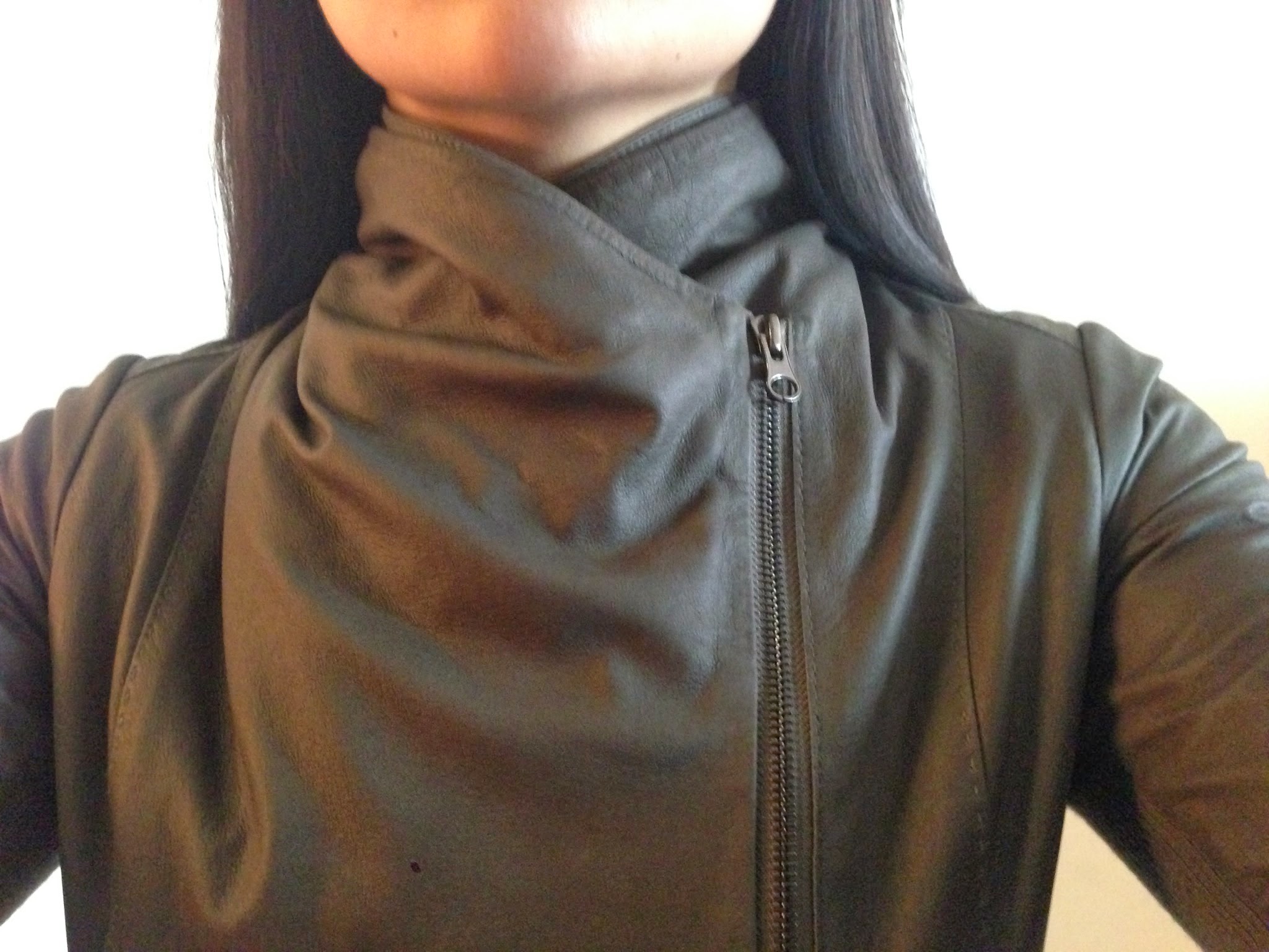 My Superficial Endeavors: Vince Paper Leather Scuba Jacket - To Die For!