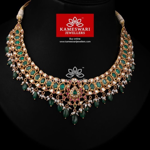 Emerald Kundan Bridal Sets