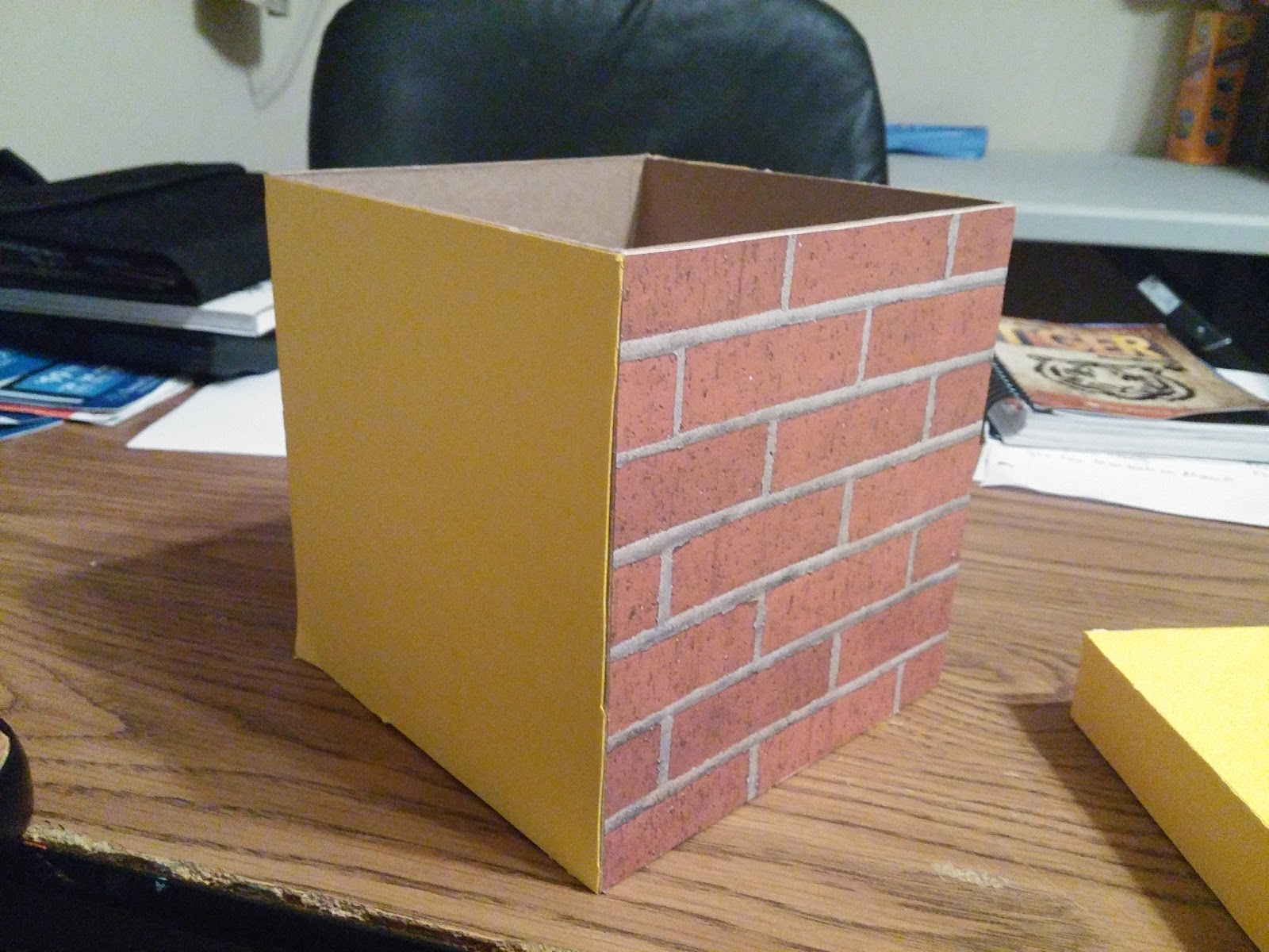 Samantha's Crafts & Ideas Blog: Super Mario Gift Box: Question Mark Block