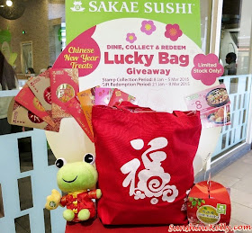 Sakae Sushi CNY Treats, Gift of Love, Fortune Salmon Yee Sang, Sakae Fortune Froggie, HOPE Worldwide Malaysia