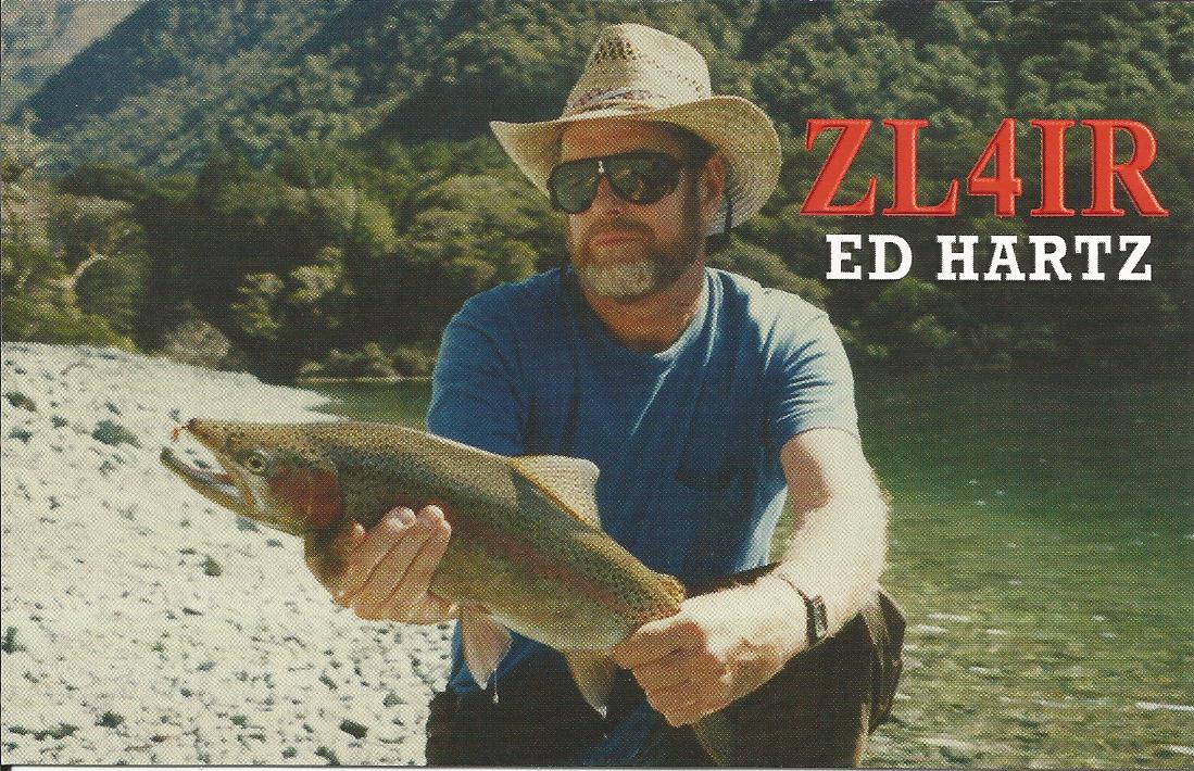 Marco,s Ham Radio QSL via SWL QSL Card ZL4IR South.isl OC134 ( New