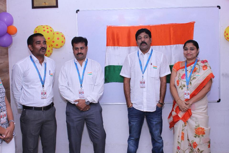 72nd INDEPENDENCE DAY Celebrations at - HONEYYGROUP Branches