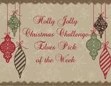 Holly Jolly Christmas challange "White on white"