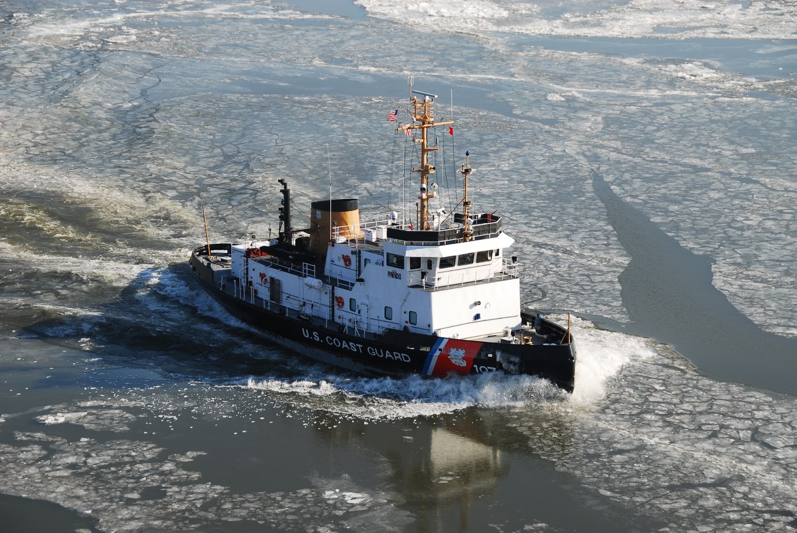 Hudsonian View from a 140foot Coast Guard Cutter