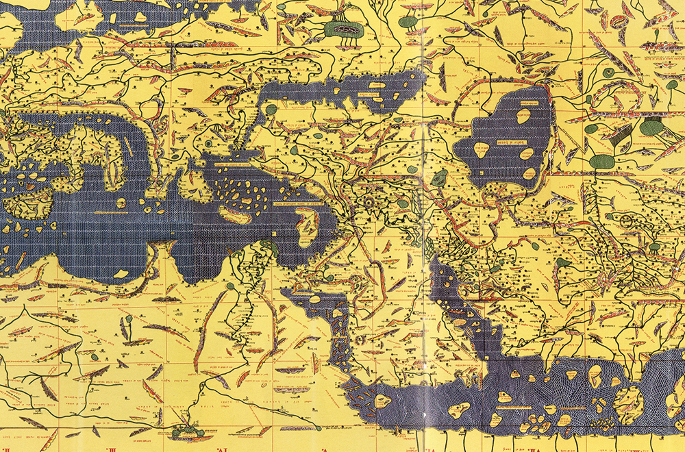 Карта мира 1400 года