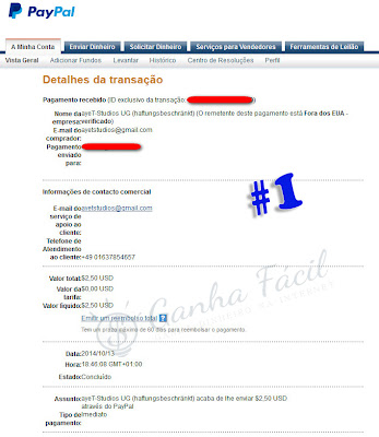 cashpirate comprovativo proof pagamento paypal dinheiro paga android