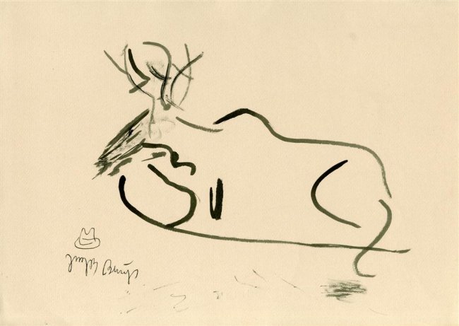 Йозеф бойс как объяснять картины мертвому зайцу