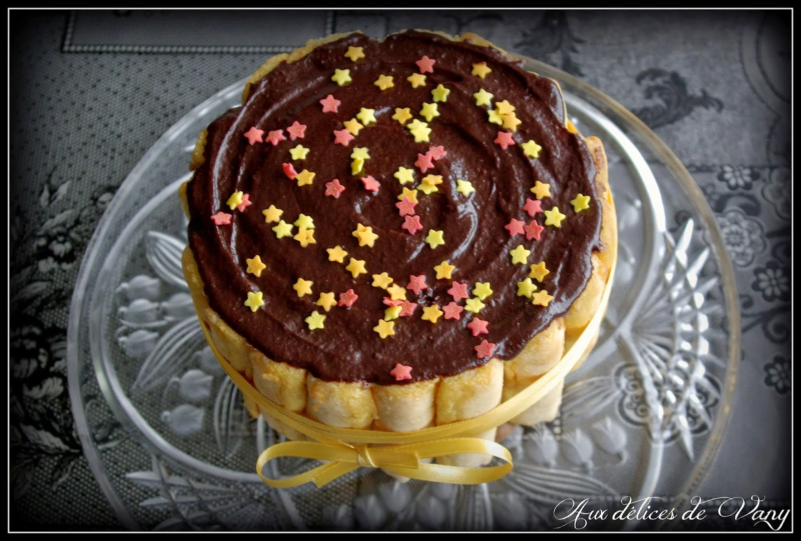 Charlotte au chocolat (sans lait ni crème)