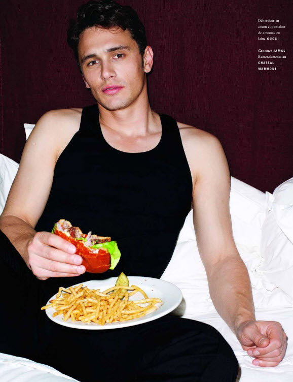 MANSQUARED2 James Franco by Terry Richardson for VOGUE Hommes