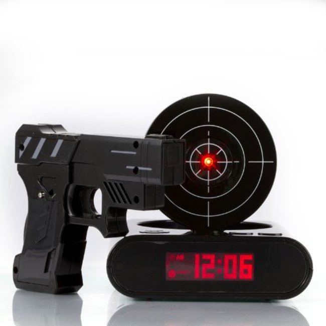 Laser Target Alarm Clock everything is in order