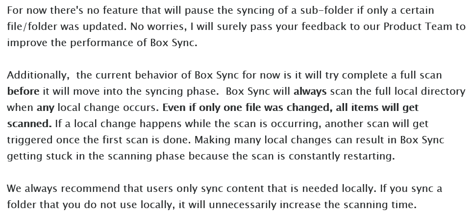 Box Sync Folder