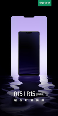 Oppo R15 teaser Show iPhone X-Like Notch
