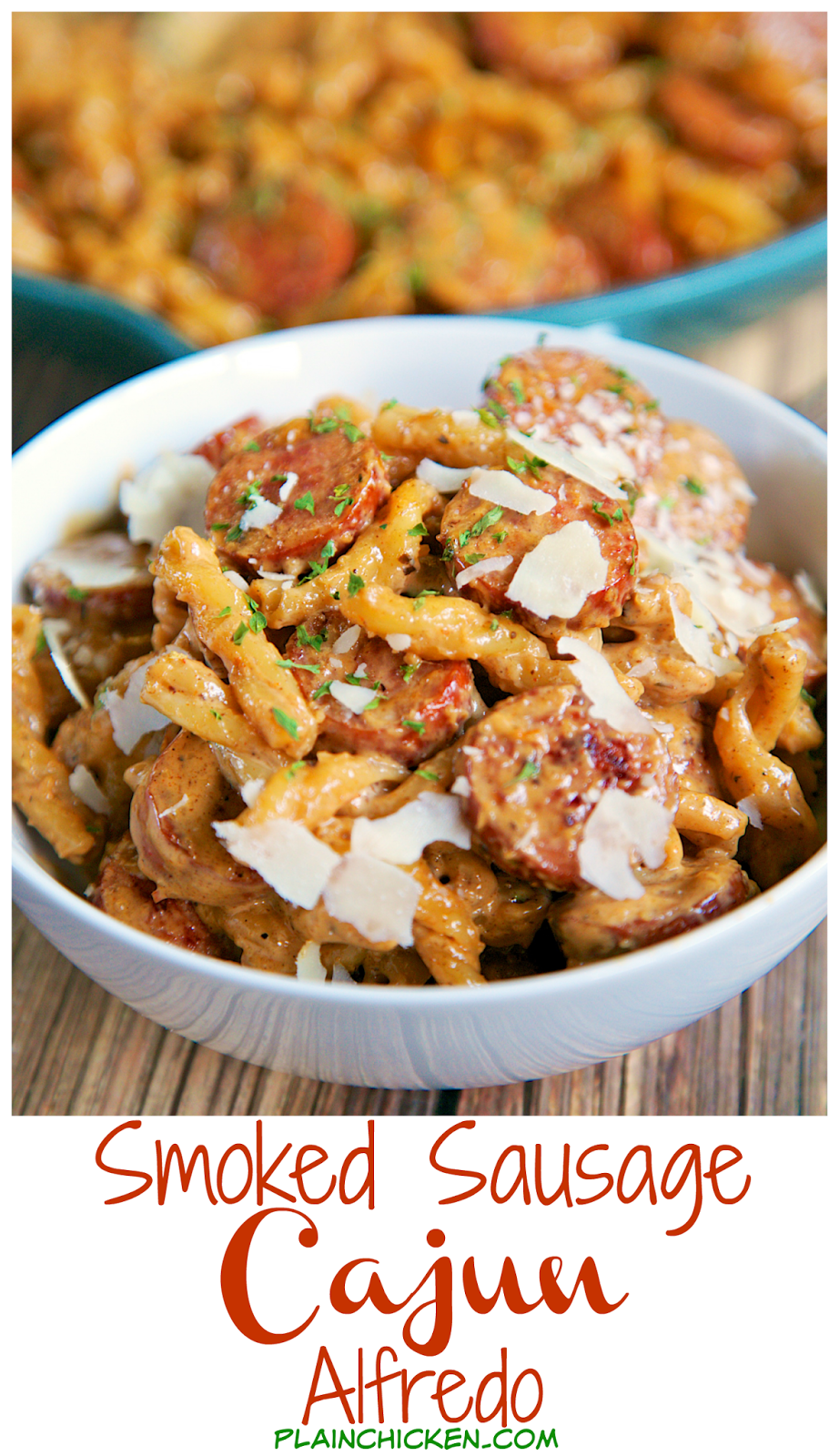 Smoked Sausage Cajun Pasta / Instant Pot Creamy Cajun Pasta is filled
