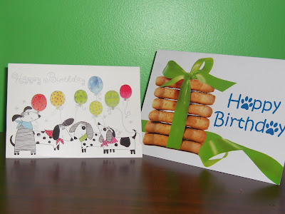 Picture of 2 birthday cards Rudy received
