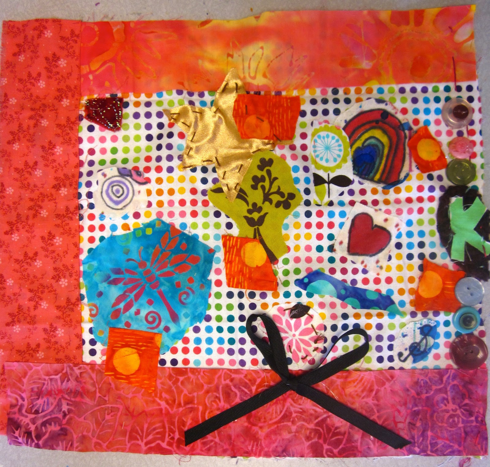 Art is Basic Art Teacher Blog Fabric Collages