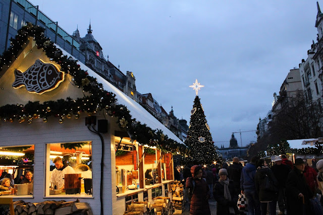 Christmas markets in Prague. Tips where to go so you see the less famous ones but equally as beautiful ones.