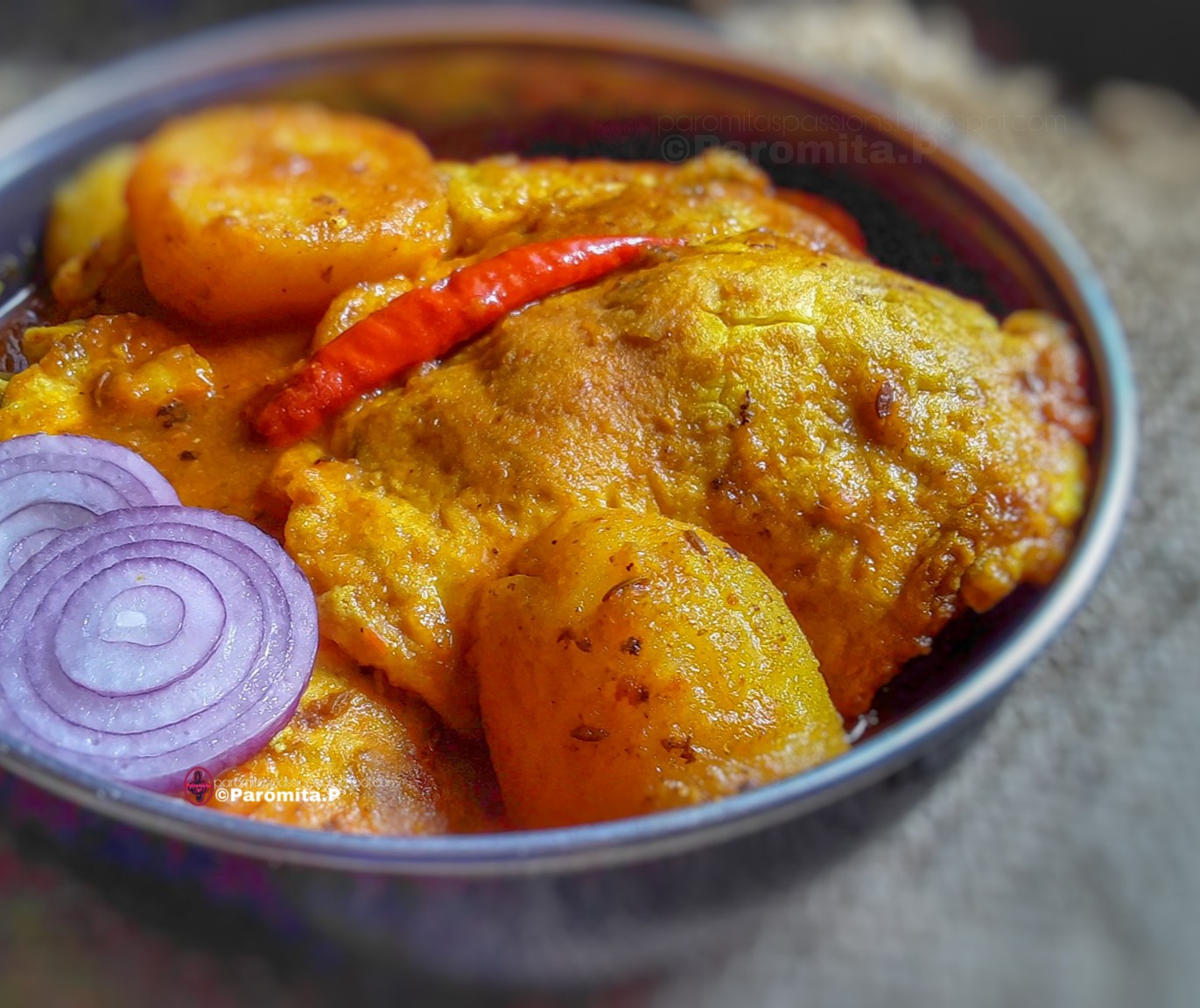 Egg Omelette Curry Paromita's Passions