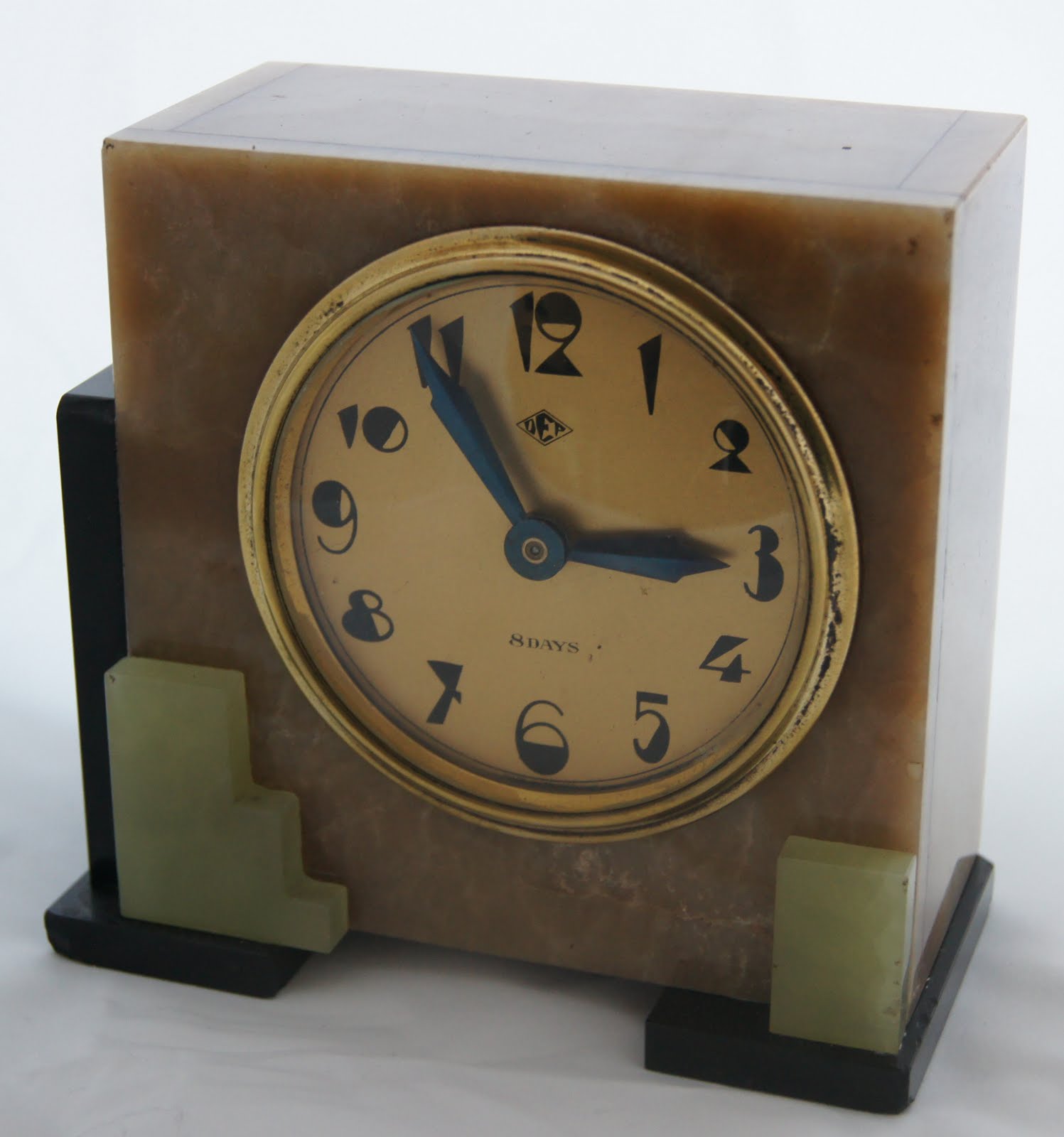 ART DECO clocks DEP clocks 1930's