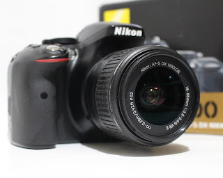 Kamera DSLR Second - Nikon D5300 Fullset - WiFi