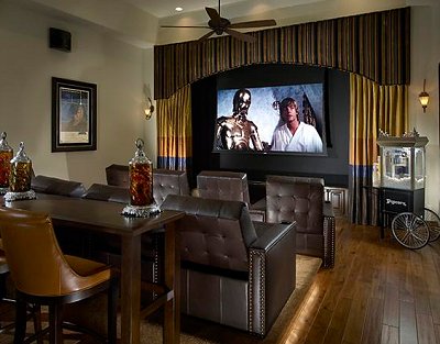 Movie themed bedrooms - home theater design ideas - Hollywood style decor - movie decor -  home cinema decor - movie theater decor