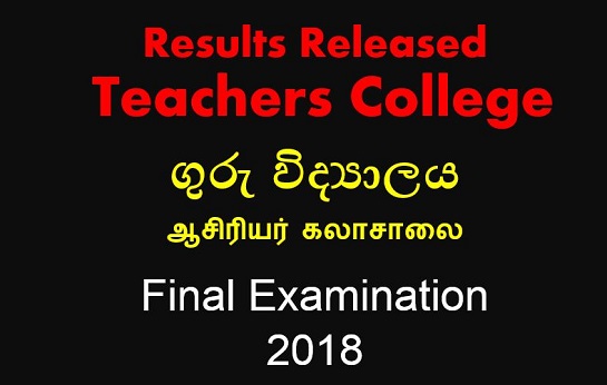 Results Released : Guruvidyala Final Examination 2018
