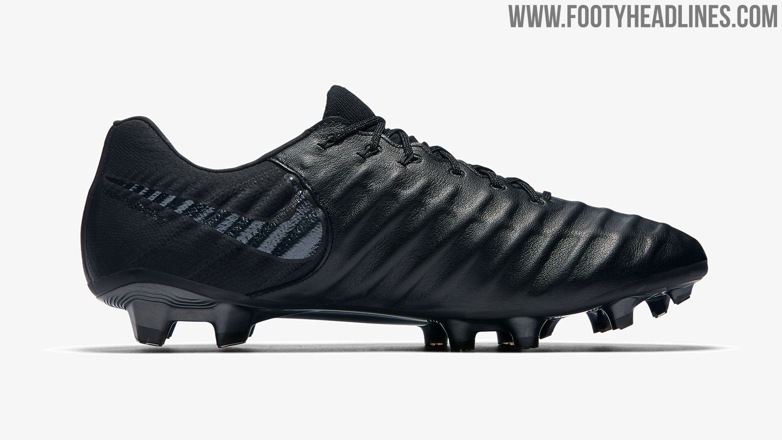 repentino Anestésico Agrícola Blackout Nike Tiempo Legend VII Stealth Ops Boots Released - Footy Headlines
