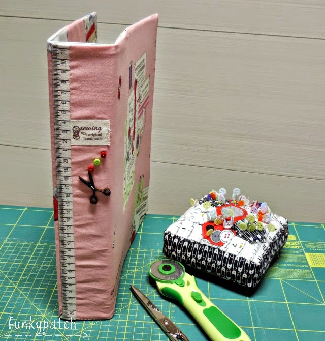 Paso a paso cómo hacer una funda de tela para carpeta