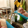 Circumcised Baby Bath / Mmmboppin': Rub a Dub Dub 3 Boys in a Tub / I was in the bath on my own, very young.