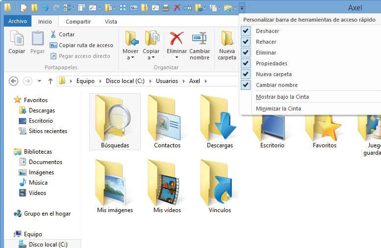 Personaliza tus Barras de acceso rápido Windows 8 COMPUCODIGO Personaliza tus Barras de acceso rápido Windows 8 COMPUCODIGO