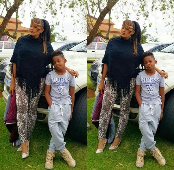 Zari and her sons....Read what she captioned these photos
