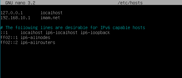 Perubahan nama host Perubahan nama host