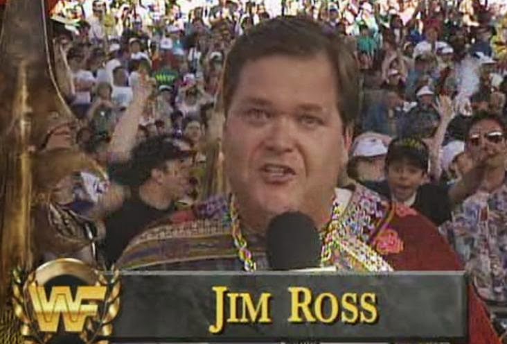 WWE / WWF WRESTLEMANIA 9: Jim Ross made his World Wrestling Federation debut