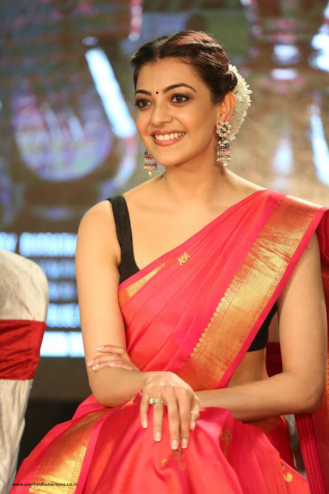 Kajal Agarwal at Nene Raju Nene Mantri Audio Launch